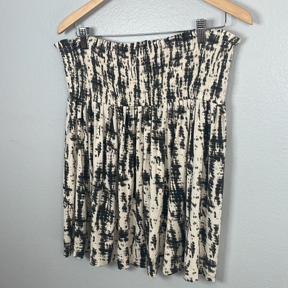 Kate Quinn | The Woods| smocked waist tie dye jersey knit pull on skirt large - Picture 2 of 6